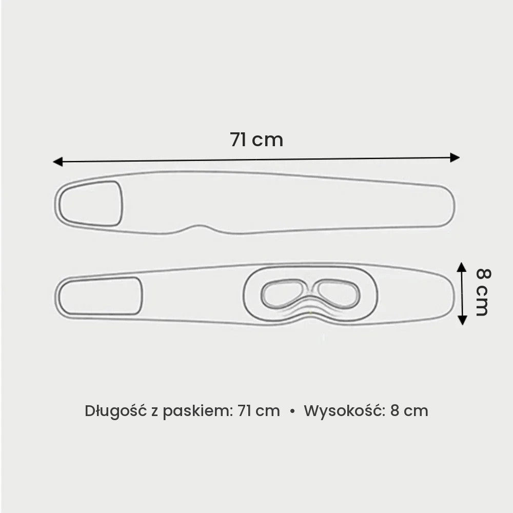 Wymiary opaski: 71 cm x 8 cm
